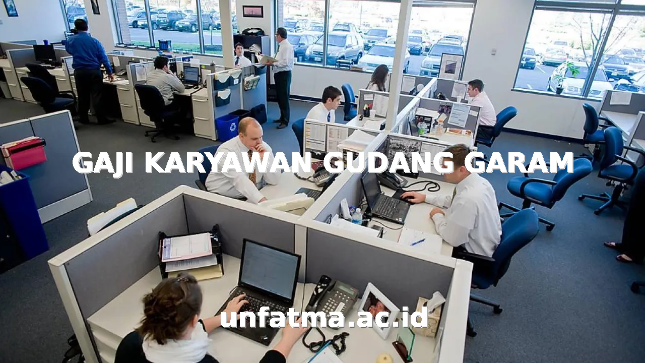 GAJI KARYAWAN GUDANG GARAM