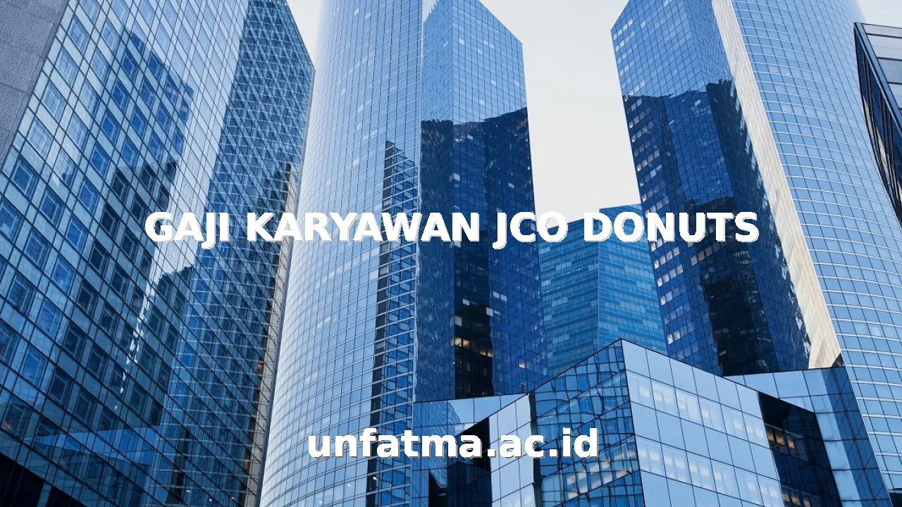GAJI KARYAWAN JCO DONUTS