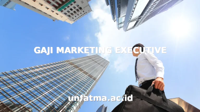 GAJI MARKETING EXECUTIVE