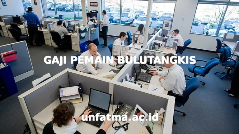 GAJI PEMAIN BULUTANGKIS
