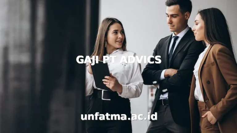 GAJI PT ADVICS