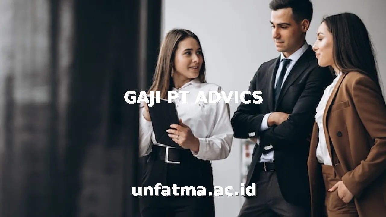 GAJI PT ADVICS