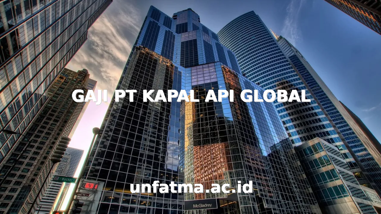 GAJI PT KAPAL API GLOBAL