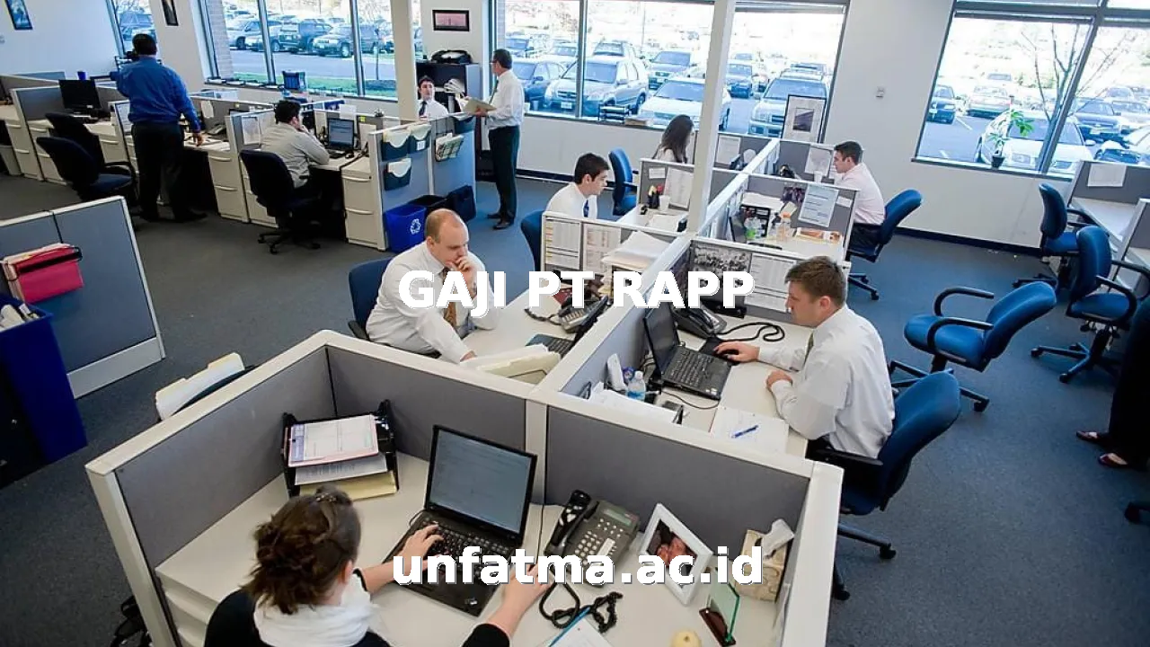 GAJI PT RAPP