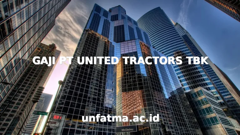 GAJI PT UNITED TRACTORS TBK