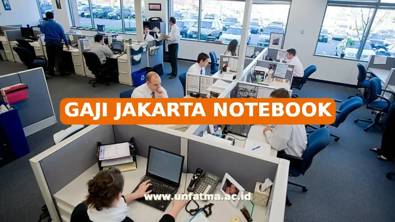 GAJI JAKARTA NOTEBOOK