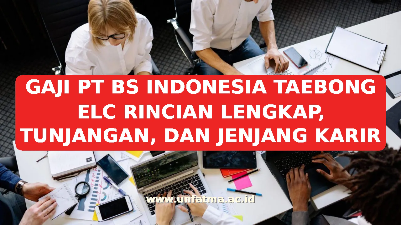 GAJI PT BS INDONESIA TAEBONG ELC RINCIAN LENGKAP, TUNJANGAN, DAN JENJANG KARIR