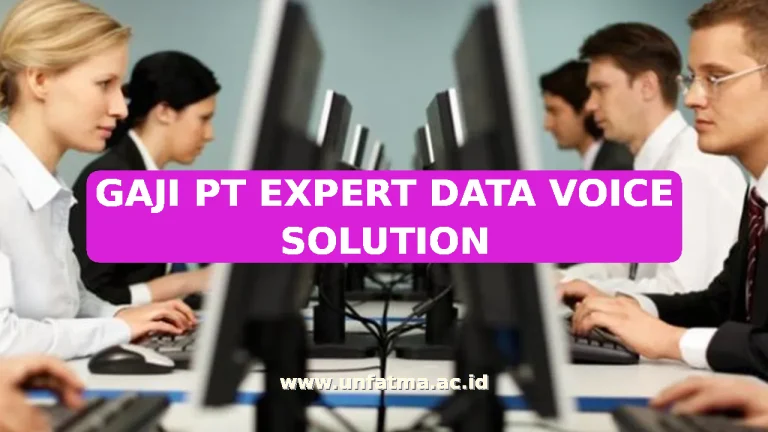 GAJI PT EXPERT DATA VOICE SOLUTION