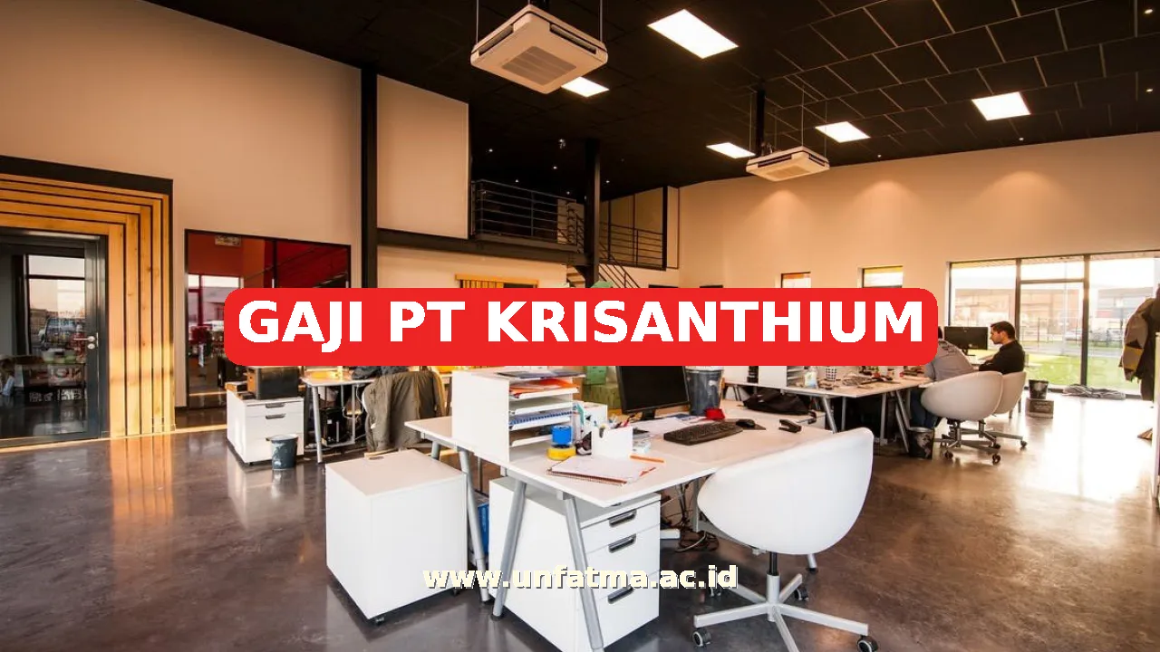 GAJI PT KRISANTHIUM