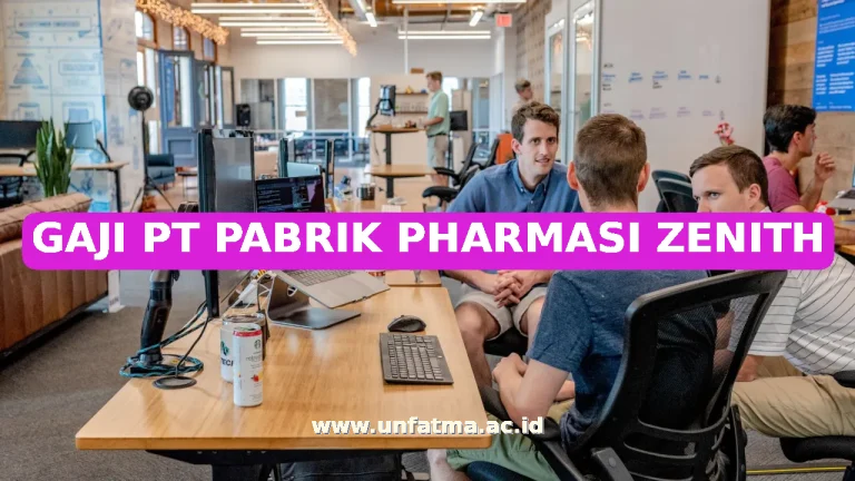 GAJI PT PABRIK PHARMASI ZENITH