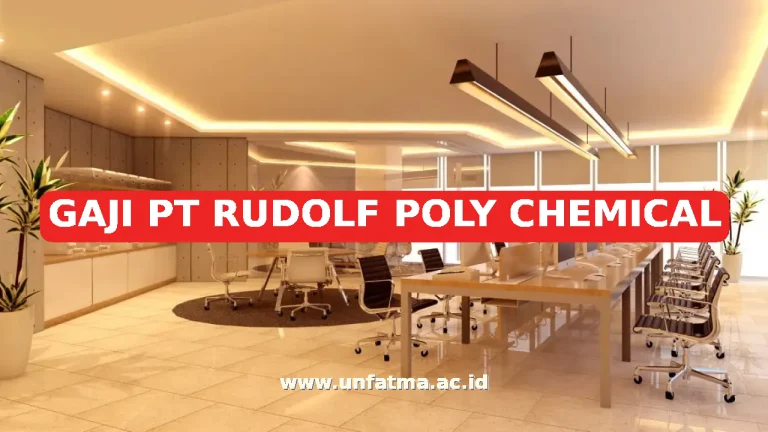 GAJI PT RUDOLF POLY CHEMICAL