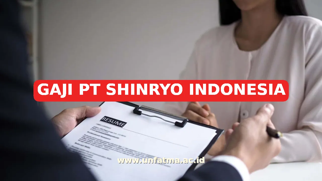GAJI PT SHINRYO INDONESIA