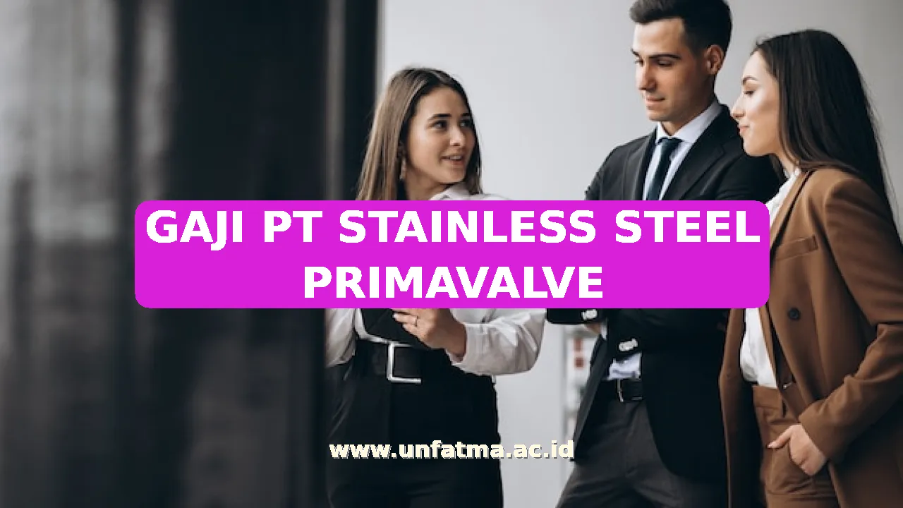 GAJI PT STAINLESS STEEL PRIMAVALVE