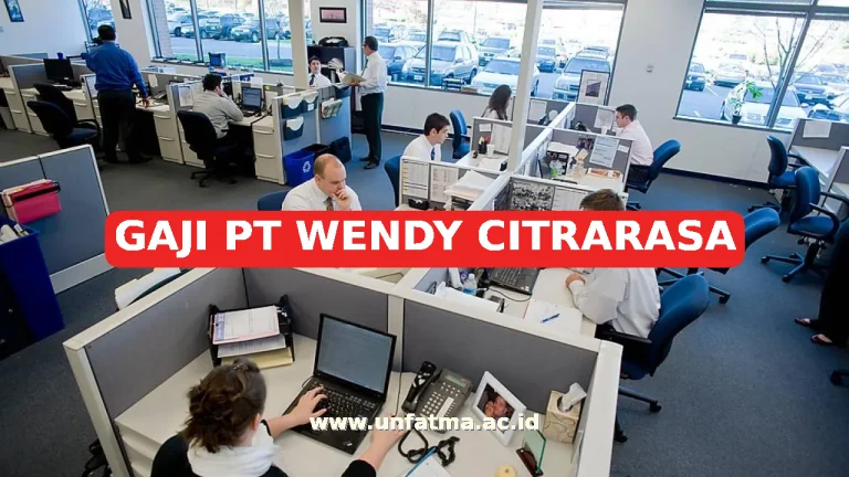 GAJI PT WENDY CITRARASA